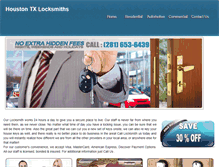 Tablet Screenshot of houston-tx-locksmiths.com